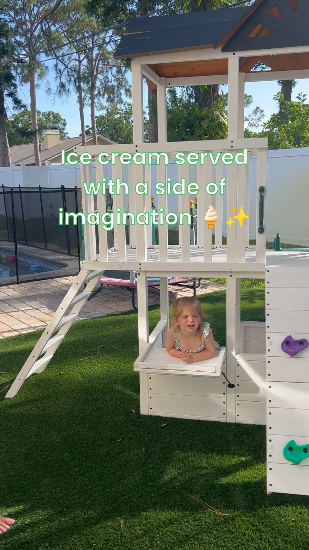 Today’s specials: one scoop of giggles and a whole lot of pretend play. Watching her serve ice cream and peek out from her white playhouse is the kind of everyday magic I never want to forget. Linking her favorite pretend play finds + this dreamy little play space

#LTKHome #LTKGiftGuide #LTKKids