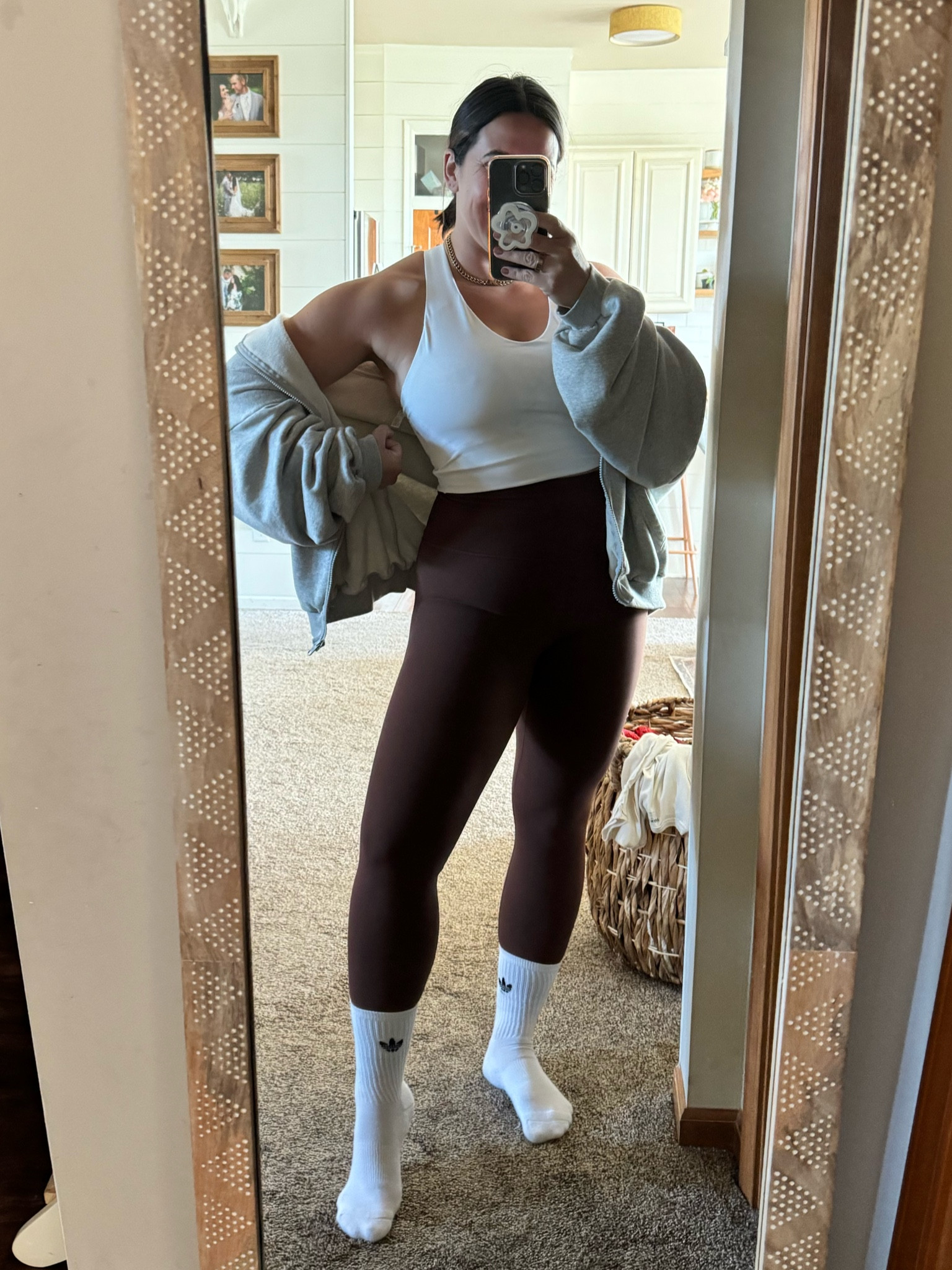 Casual lounge athletic outfit! Size M leggings, XL too, L sweatshirt. 

#LTKActive #LTKFitness #LTKMidsize