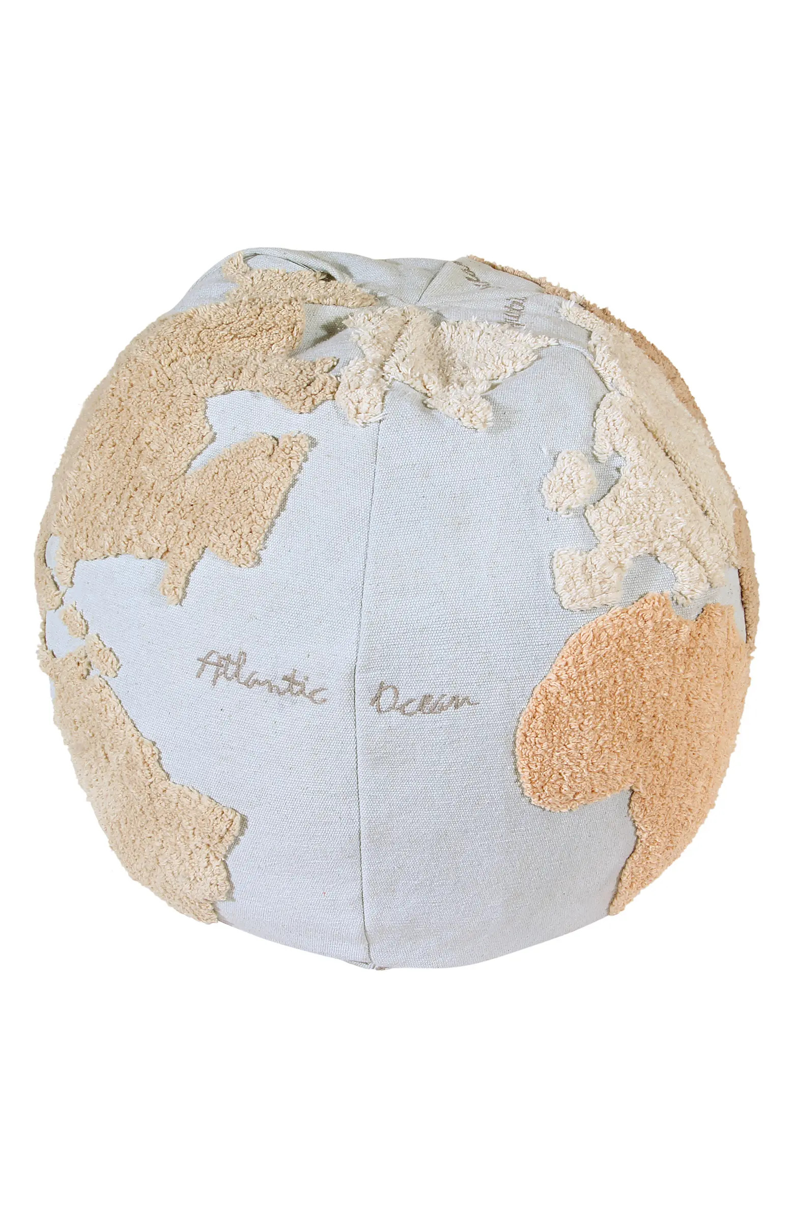 World Map Pouf | Nordstrom