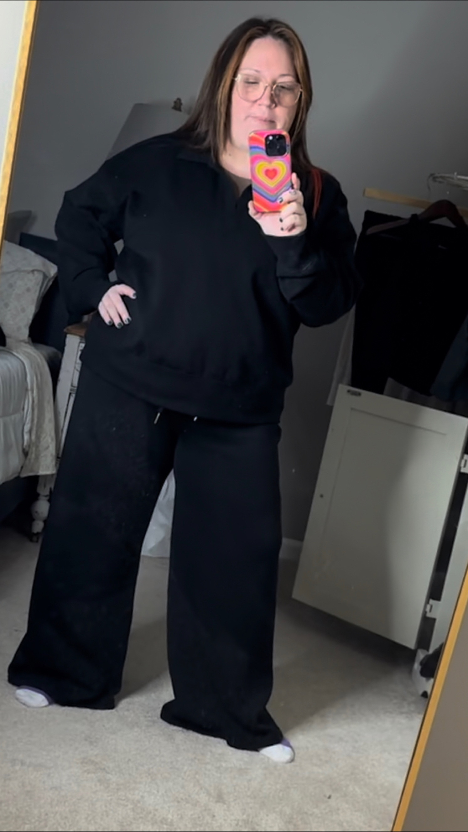 Plus size petite OOTD on Jess! Super cozy fleece pullover from Ava and Viv at Target (1X) and a pair of the AirEssential Wide Leg Pants from Spanx (1XP) - don't forget to use code ASHLEYDXSPANX at checkout for a discount! 

#LTKcurves #LTKstyletip #LTKGiftGuide