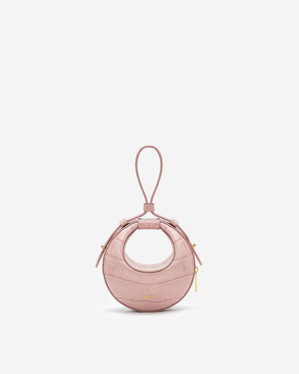 Rantan Super Mini Bag - Pink Croc | JW PEI US