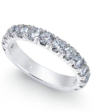 Diamond Band Ring (1-1/2 ct. t.w.) 14k White Gold | Macys (US)