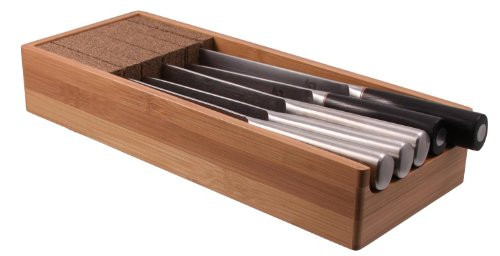 Knifedock - In-drawer Kitchen Knife Storage - The Cork Composite Material Never Dulls Your Blades... | Amazon (US)