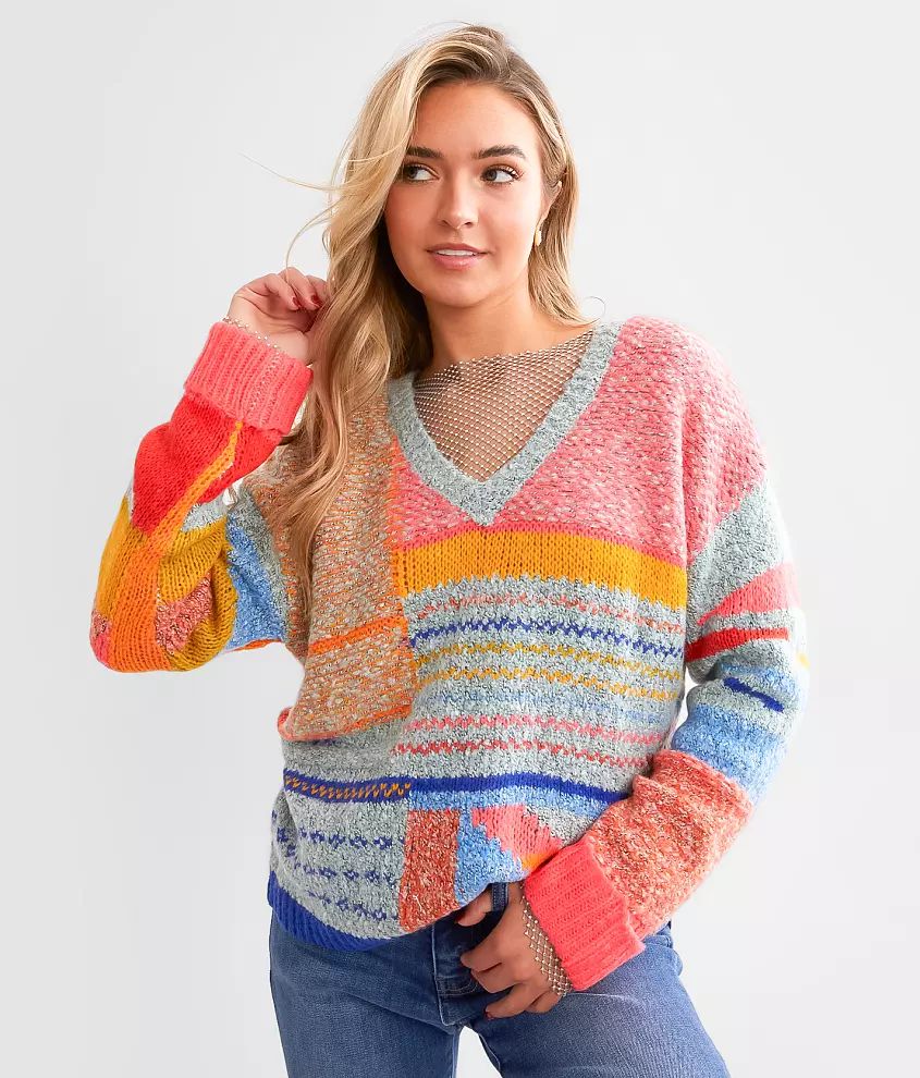 Mixed Yarn Sweater | Buckle