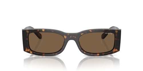 Vogue Eyewear VO5584S Sunglasses, Dark Havana/Dark Brown, 53 mm | Amazon (US)