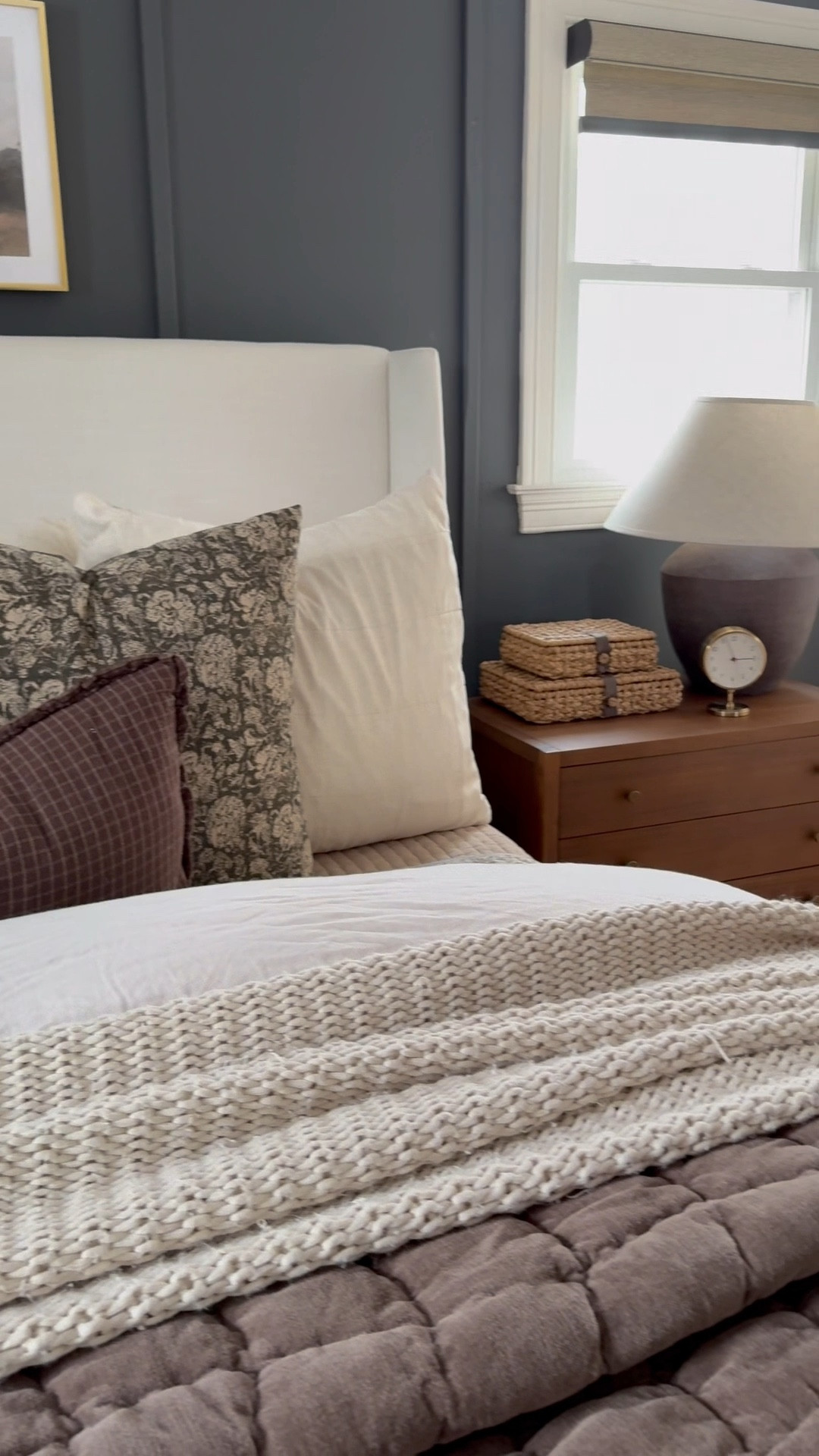Spring nightstand styling made simple! ✨ 

Start with a lamp, then layer in florals, a brass clock, stacked books, woven baskets, and a candle for warmth.

It’s all about balance and texture! My biggest tip? Shop your home and switch out pieces from other rooms. 

LAYER, Layer, Layer! 

Comment “SPRING” and I’ll send the link to your DM

#SpringDecor #NightstandStyling #HomeInspo #bedroomdecor #bedroomdesign #springdecor #cozyhome #bedroomfurniture #organicmodern #neutralhome #amazonfinds

#LTKStyleTip #LTKHome #LTKSeasonal