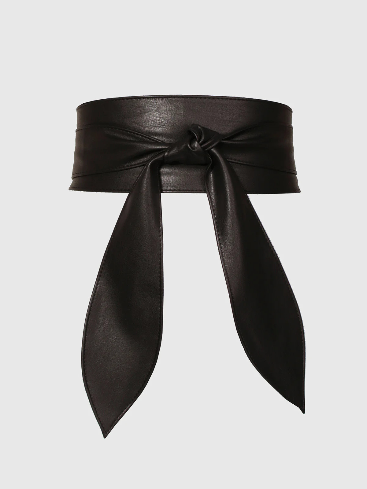 Faux Leather Wrap Belt | Commense