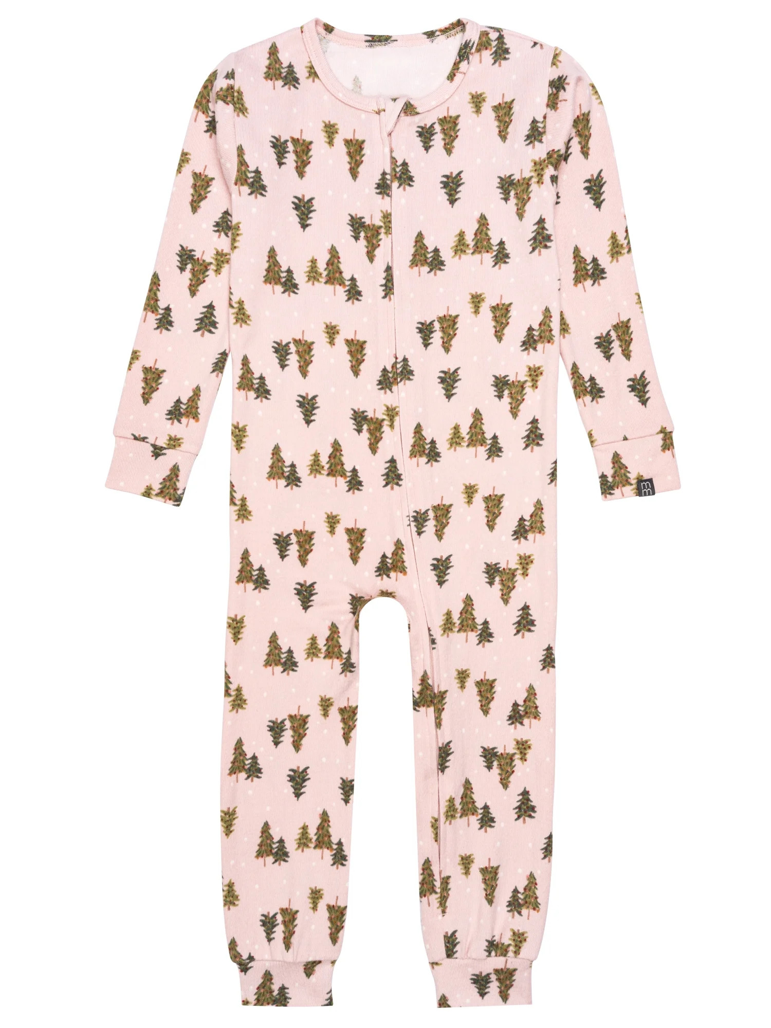 Modern Moments by Gerber Neutral Super Soft Hacci One-Piece Christmas Pajamas, 0/3 Months - 5T | Walmart (US)
