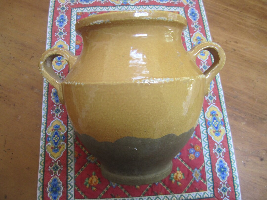 French Country Ochre Confit Pot - Etsy | Etsy (US)