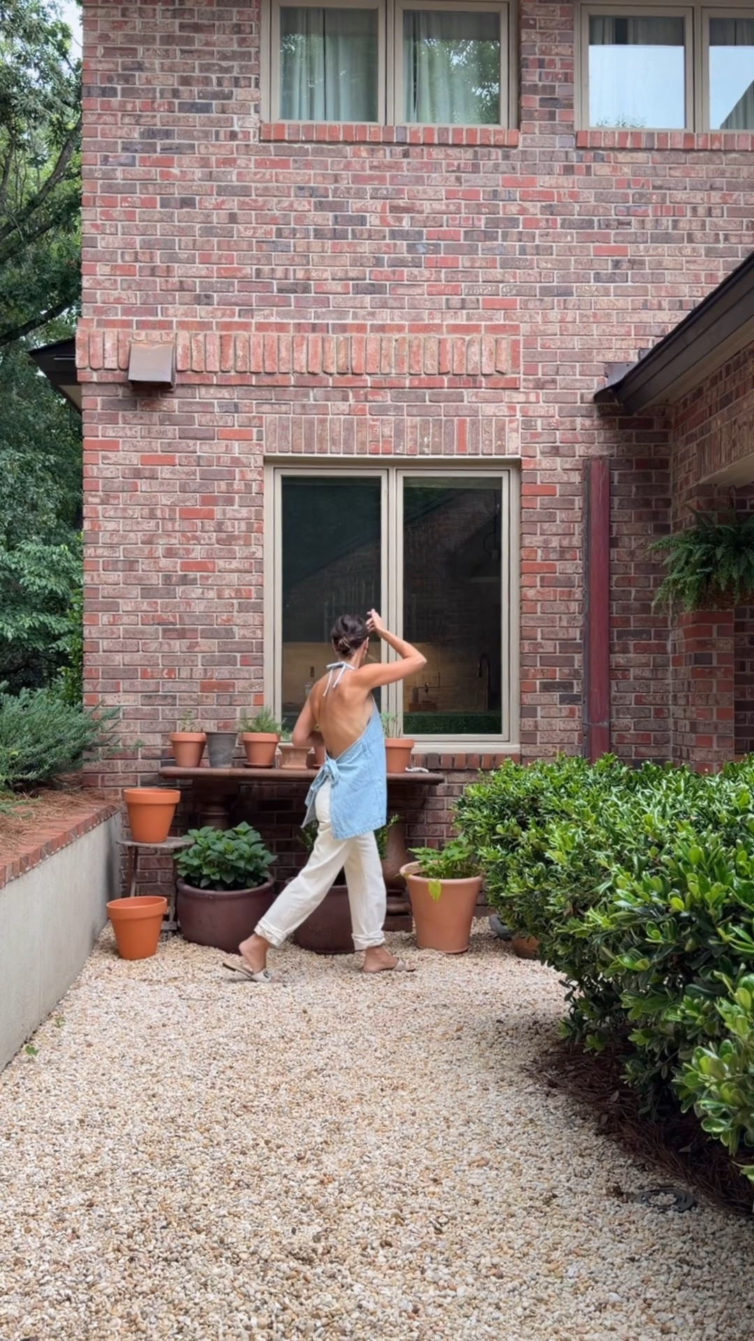 #ad @wayfair #wishyouwerehere #outdoor​ #Wayfair #WayfairPartner 

beautiful stone console table upgrade to this little pathway

#LTKHome