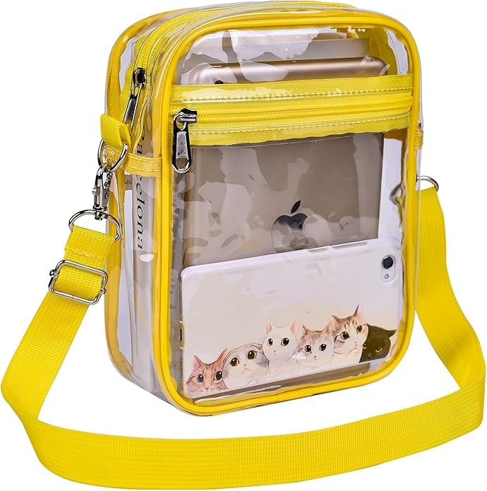 USPECLARE Clear Purse Stadium Approved CrossBody Bag for Men and Women | Amazon (US)