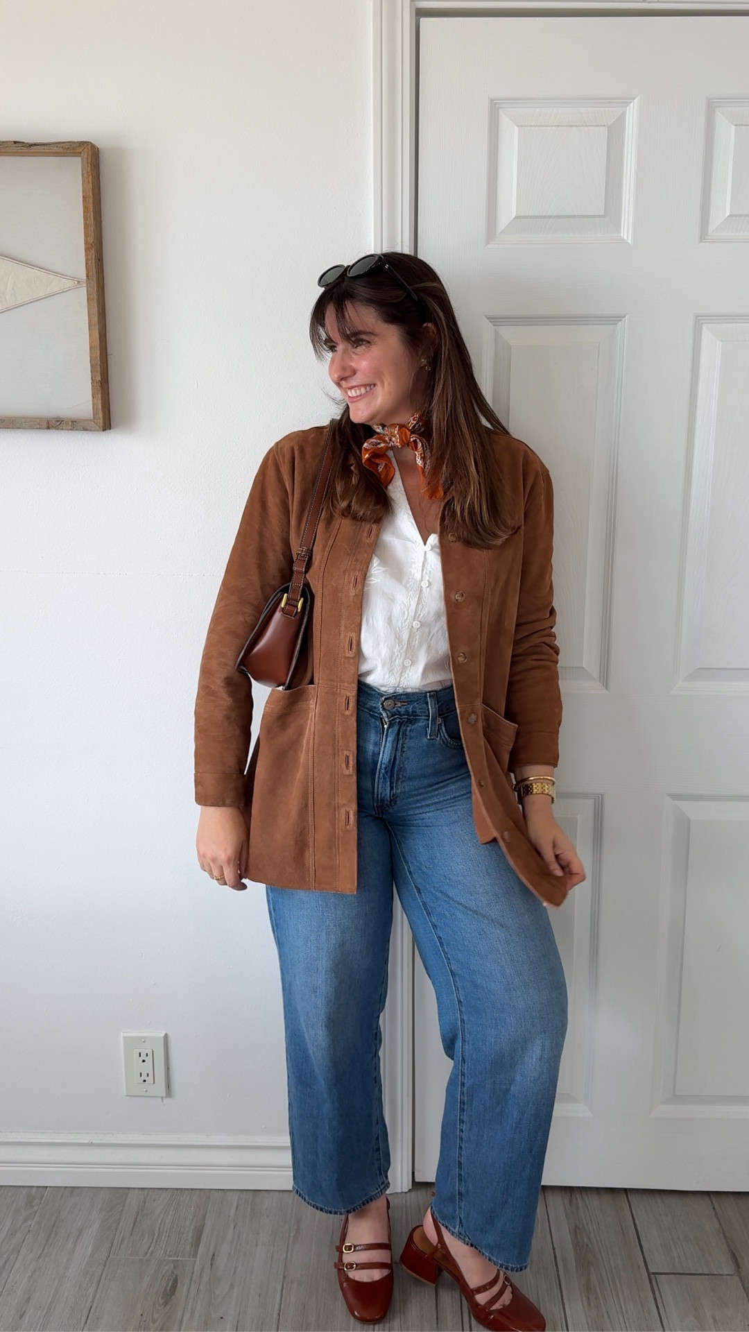 Starting to feel those little shifts into fall 🍂

Now live on maevawithamour.com, I’m sharing the small updates I’m making for pre-fall! From transitional outfits to cozy color pairings and a fresh hair refresh ✨

🤎 Love these looks? Comment SHOP to get the LTK link sent to your DMs or head to the link in bio to shop the outfits & more!

👉 Save & Follow to discover French-inspired style and wardrobe tips, designed to elevate your everyday fashion!

With Amour, M.

#suedejacket #earlyfalloutfit #frenchstyle #stylingtips #ootd 

#LTKStyleTip #LTKSeasonal #LTKShoeCrush