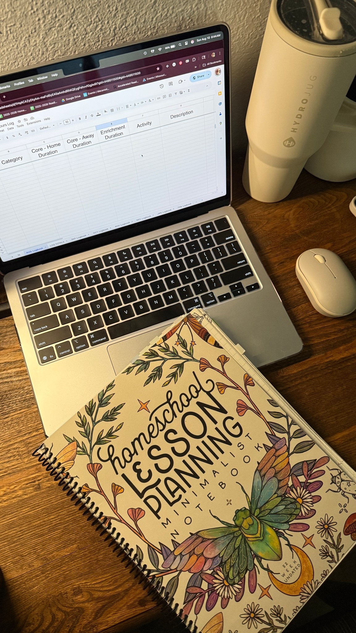 Sunday morning reset mode: laptop ready, planner open, water bottle full 💛
Taking a few quiet moments to plan the week ahead and set my intentions for homeschool and life.
Nothing like a fresh start to recharge and refocus before the busy days ahead.
How do you reset for your week?

#SundayReset #WeeklyPlanning #MomLifeBalance #HomeschoolRoutine #IntentionalLiving #SelfCareSunday #OrganizedMom

#LTKKids #LTKHome #LTKFamily