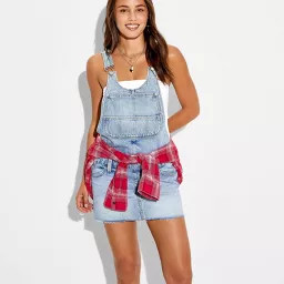 Women's Mini Skirtall - Wild Fable\u2122 Blue M | Target