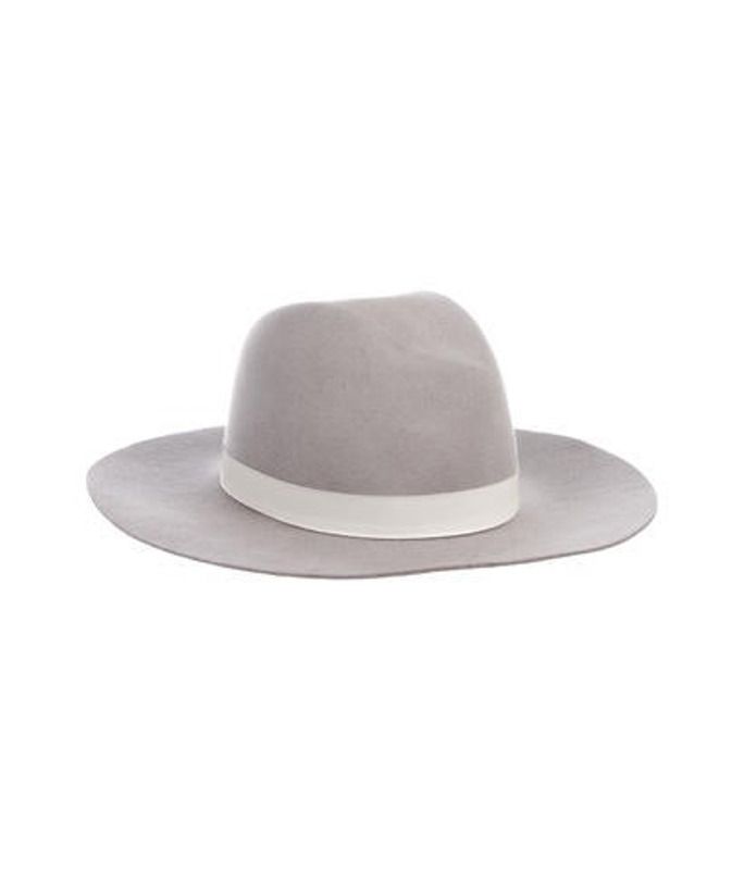 Janessa Leone Felt Fedora Hat Grey Janessa Leone Felt Fedora Hat | The RealReal