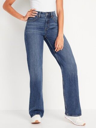 Mid-Rise Wide-Leg Jeans for Women | Old Navy (US)