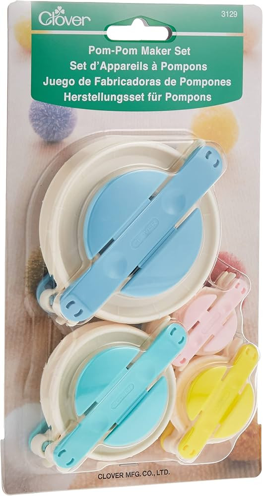 Clover Set Pom Maker, Multiple 4 Count, 8.63 x 5 x 1.38 | Amazon (US)
