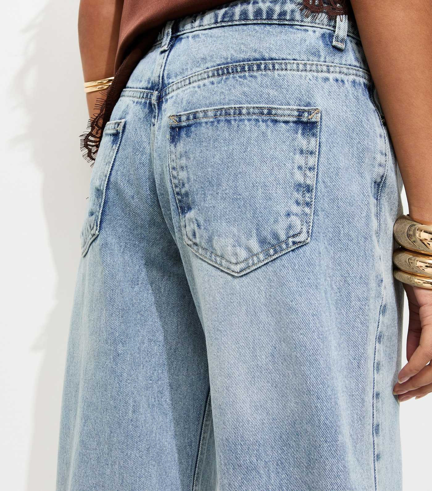 Light Blue Low Rise Baggy Wide Leg Jeans | New Look | New Look (UK)