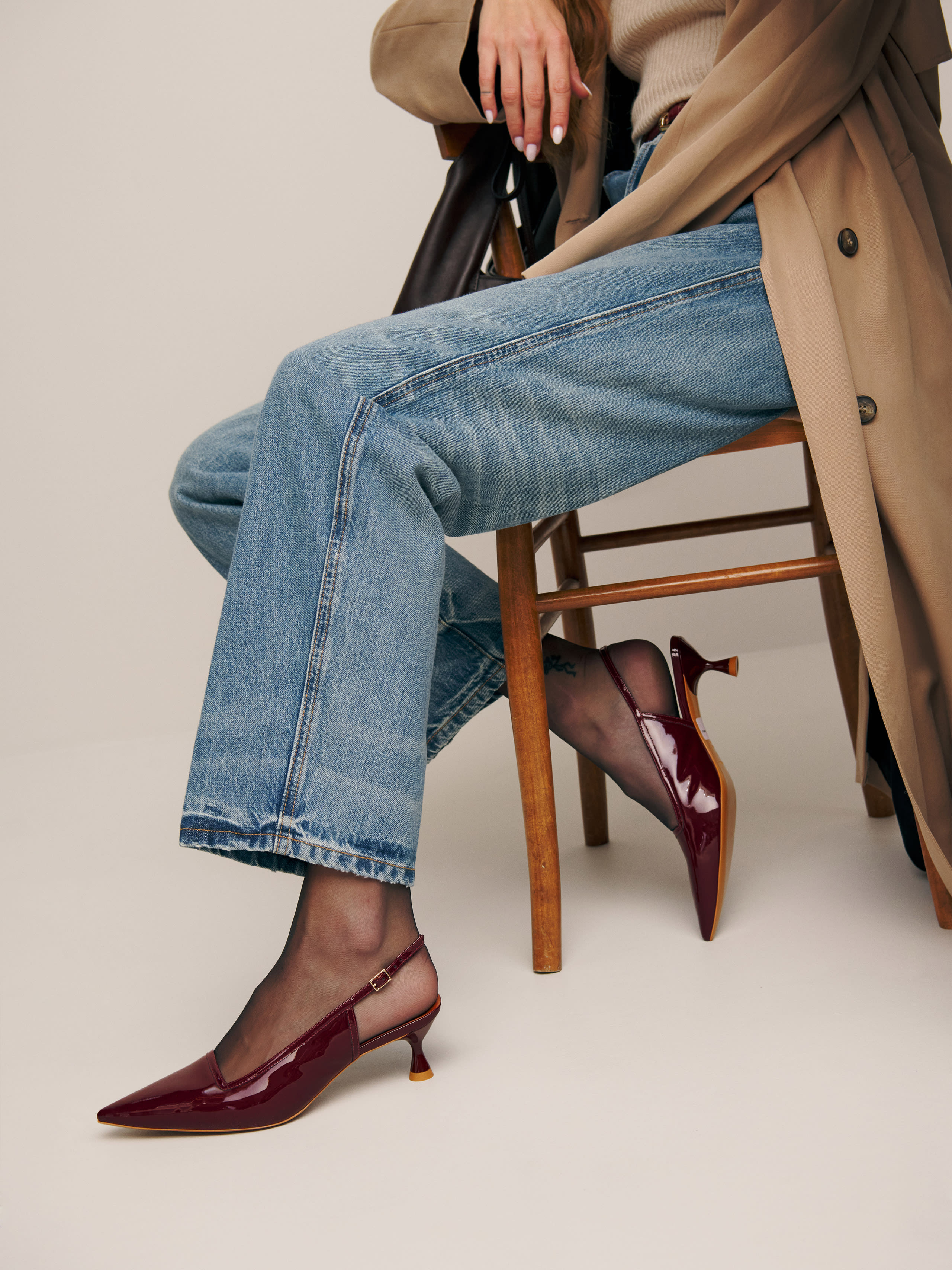 Walker Slingback Heel | Reformation (Global)