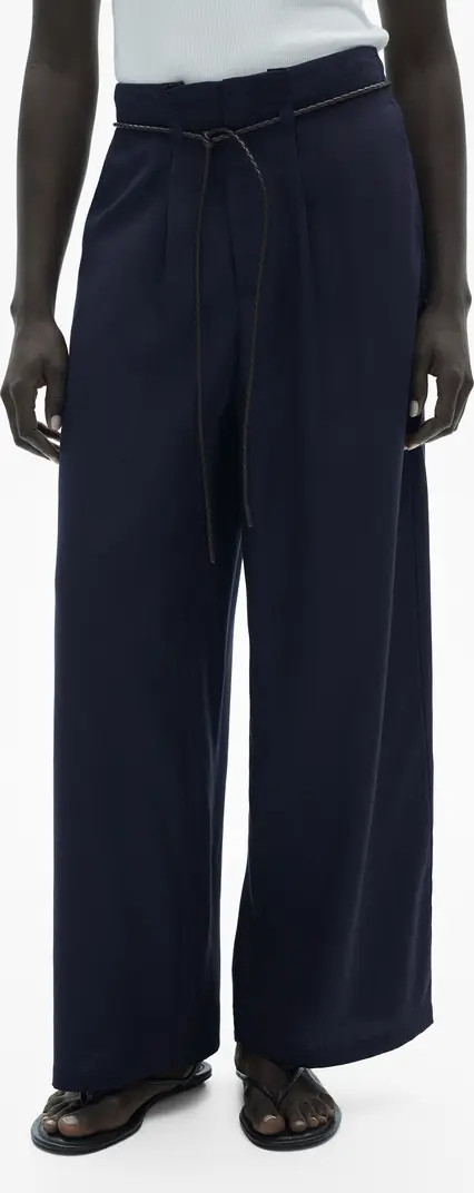 MANGO Pleated Wide Leg Pants | Nordstrom | Nordstrom