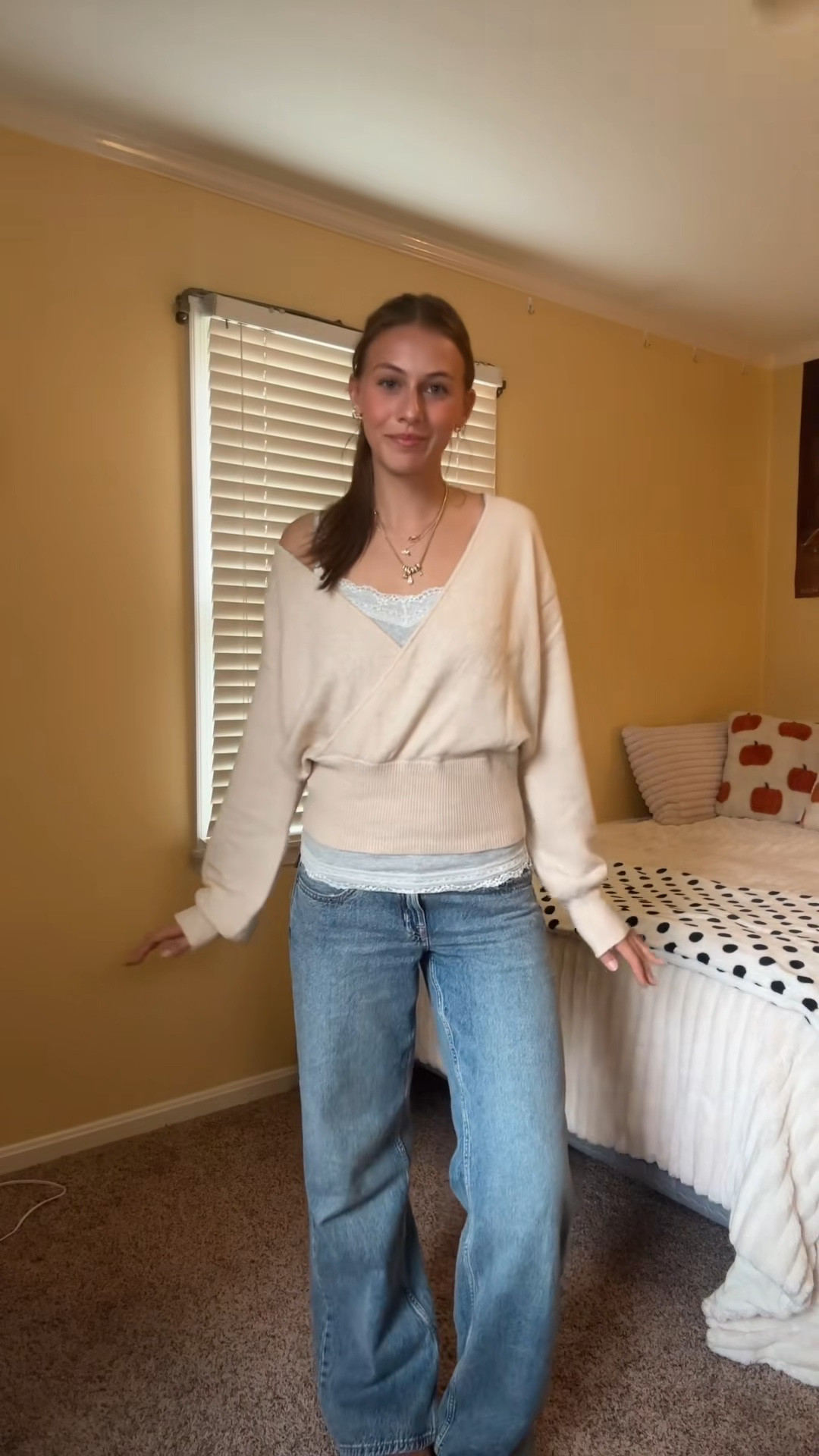 Layered fall outfit idea!

#falloutfits #denim

#LTKootd #LTKSeasonal #LTKSaleAlert