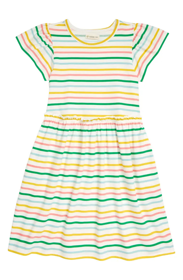 Flutter Sleeve Jersey Dress | Nordstrom