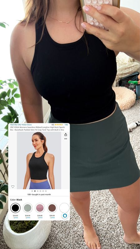 I’m obsessed with this ribbed cropped tank top!! It’s perfectly cropped and it’s only $28. Also has a built in bra! 

#LTKSeasonal #LTKunder50 #LTKFitness