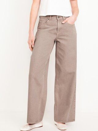 Mid-Rise Baggy Wide-Leg Jeans | Old Navy (US)