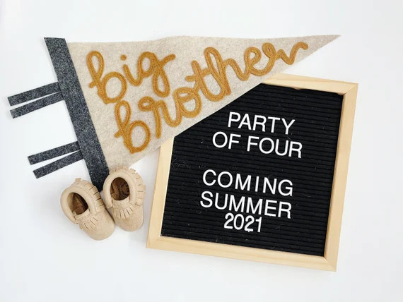 Big Brother/ Big Sister Pennant - Etsy | Etsy (US)