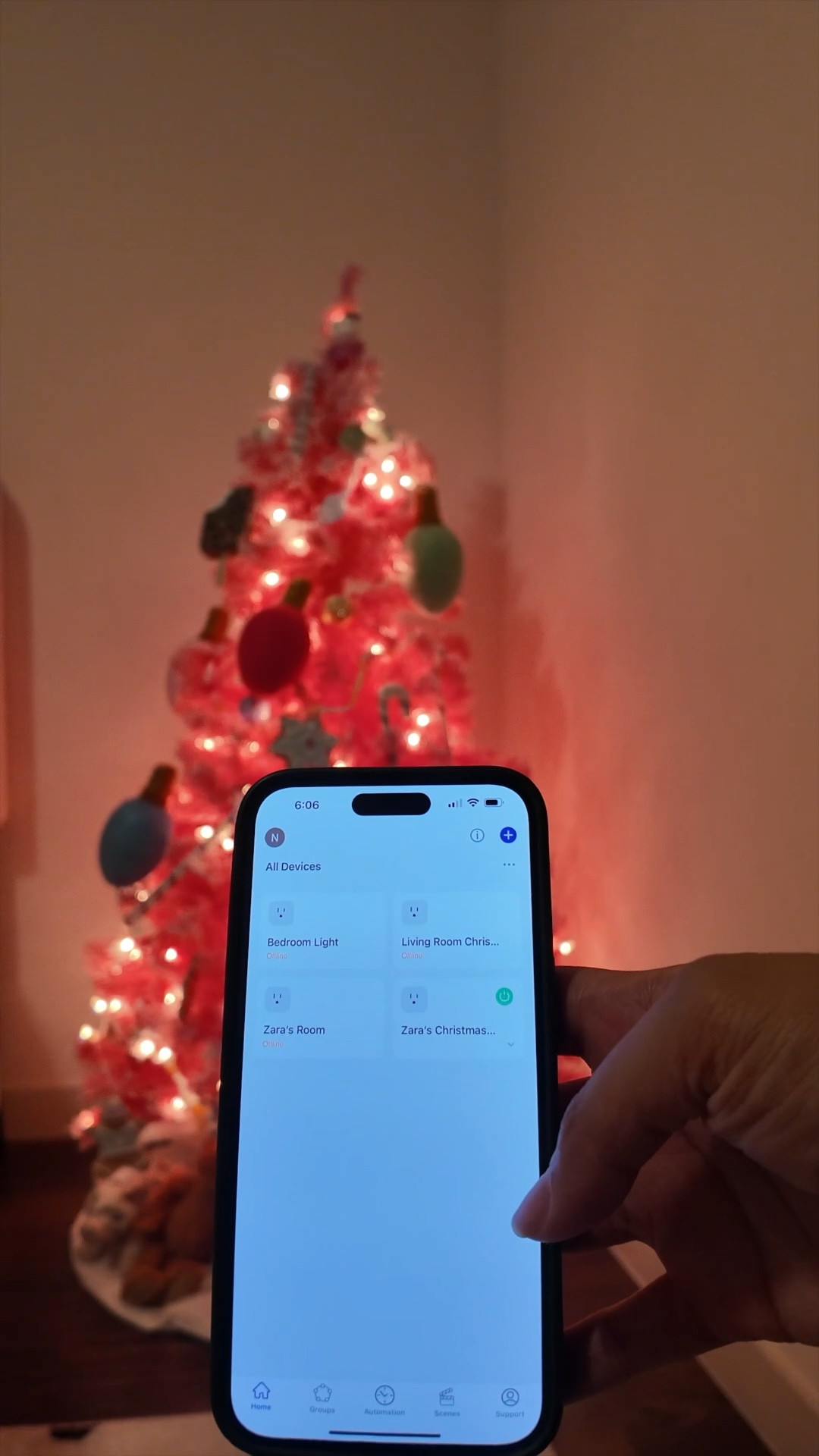Control your lights from your phone🎄📱

#LTKSeasonal #LTKHoliday #LTKHome