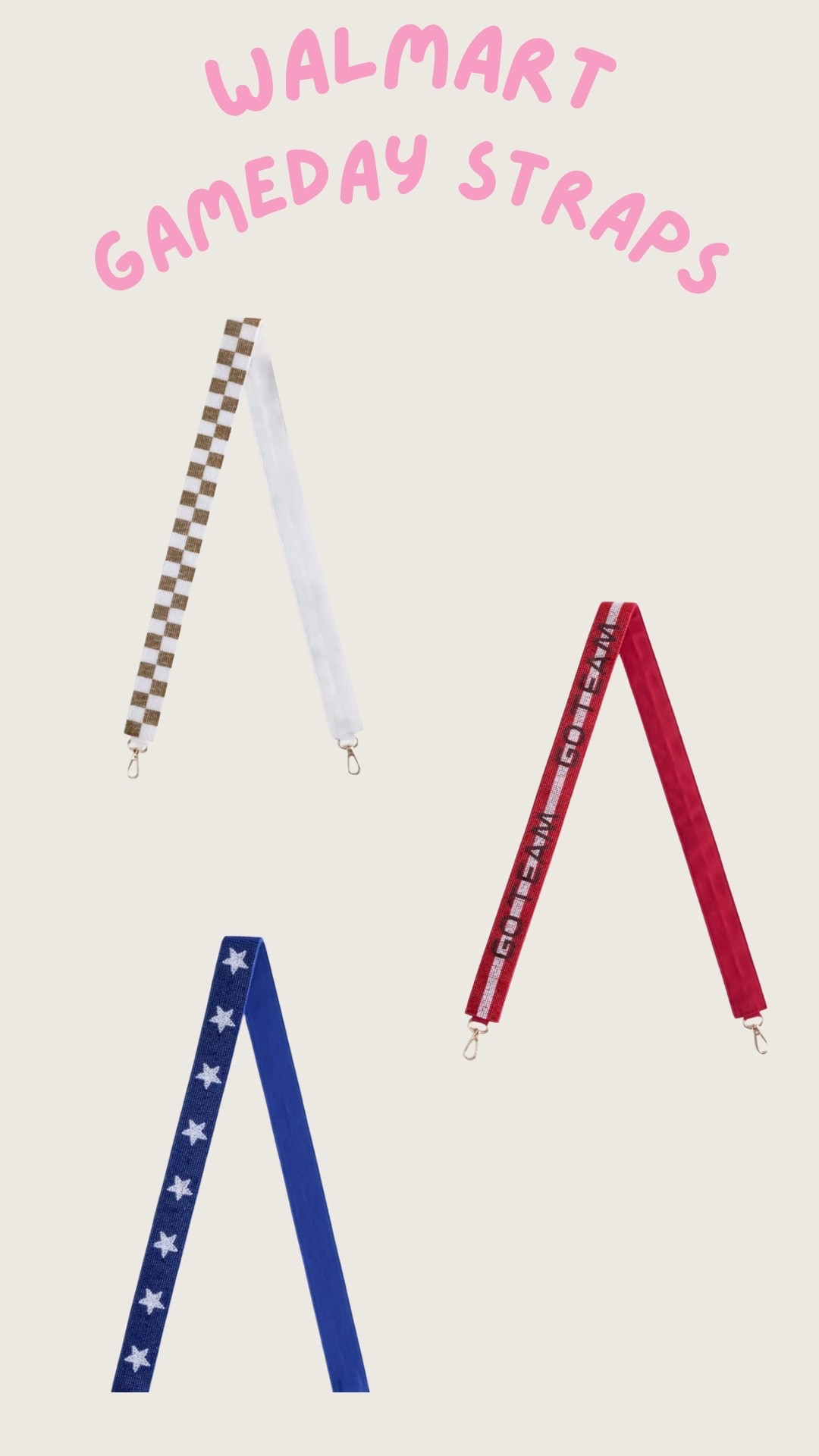 Walmart has the cutest game day straps

#LTKSeasonal #LTKootd #LTKgrwm