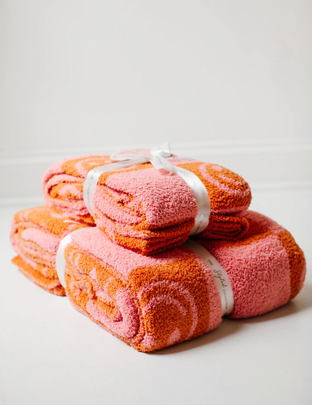 TSC x Tia Booth: Checkered Smiley Buttery Blanket | The Styled Collection