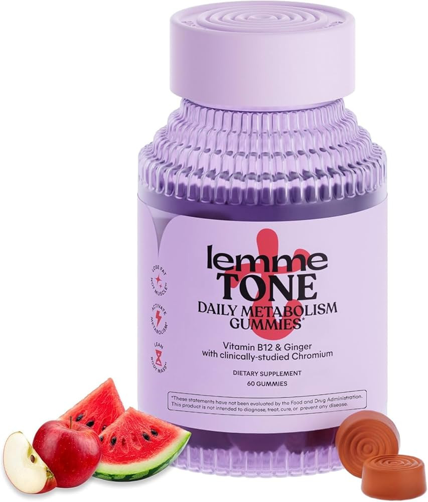 Lemme Tone Metabolism & Body Toning Gummies with Apple Cider Vinegar, Clinically Studied Chromium... | Amazon (US)