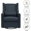 Kiwi Electronic Recliner and Swivel Glider, Navy Eco-Twill | Maisonette