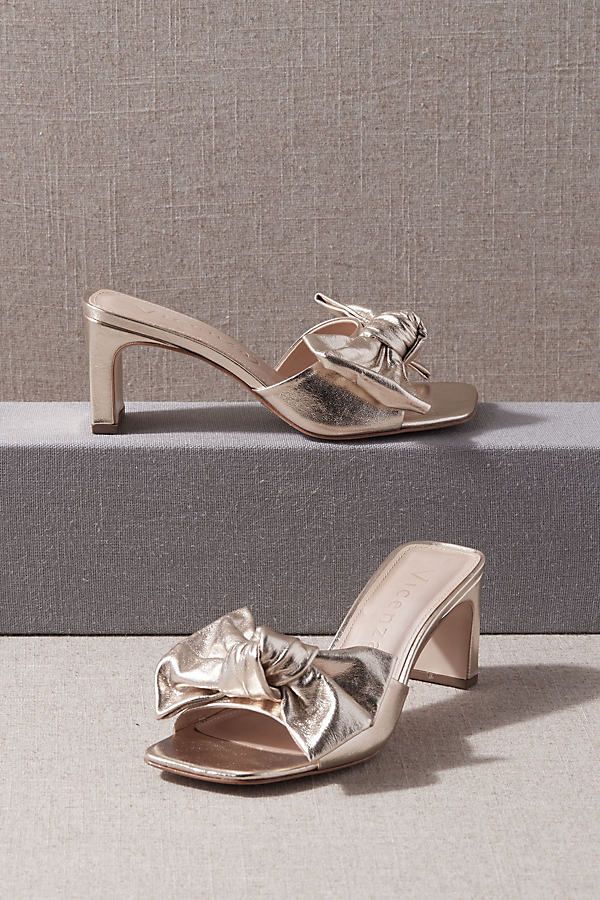 Vicenza Kahlo Heels By Vicenza in Gold Size 10 | Anthropologie (US)