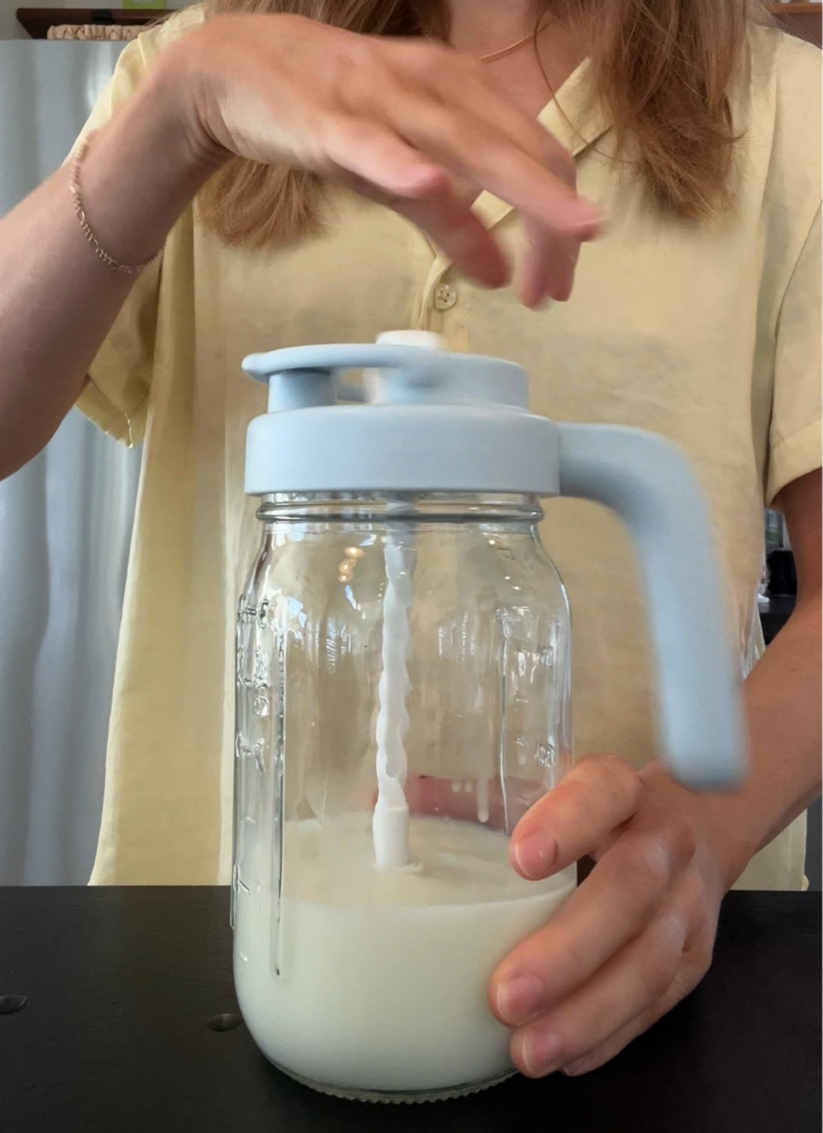 pitcher I use for breastmilk storage and my fav pumping bra!