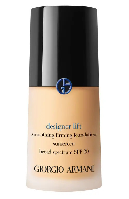 ARMANI beauty Giorgio Armani Designer Lift Smoothing Firming Full Coverage Foundation with SPF 20 in 02 Light/warm at Nordstrom | Nordstrom