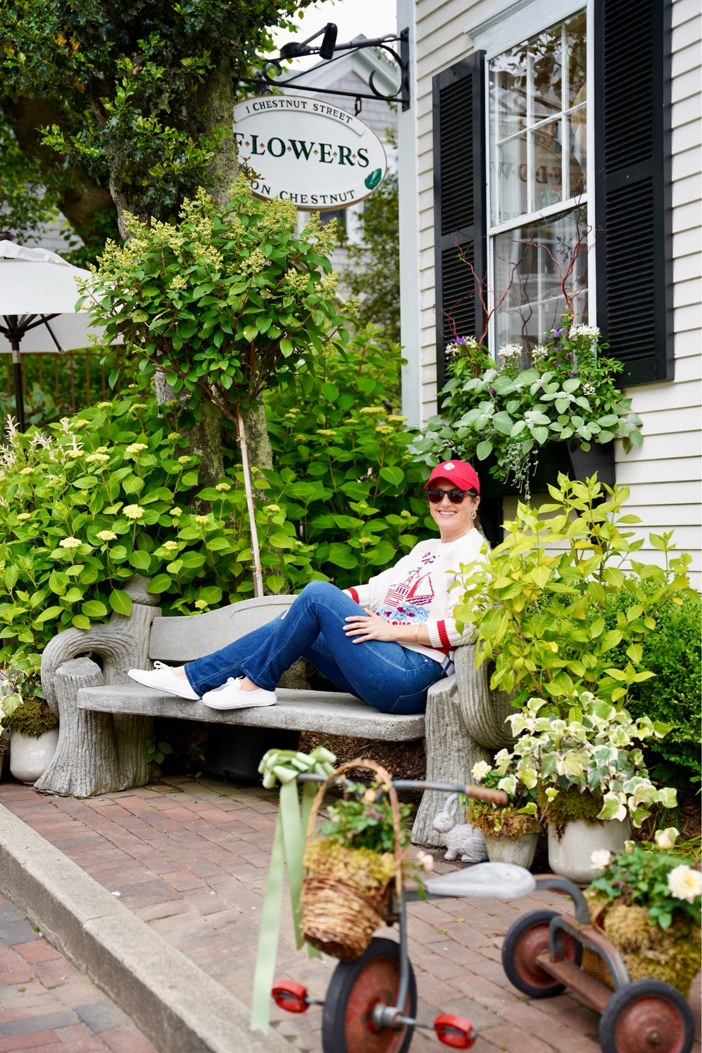 Summer outfit - Cute coastal nautical sweater - Nantucket sweater - Nantucket outfit - Classic preppy style - Patriotic - Red white and blue - July 4th outfit - American flag sweater 

Follow my shop @inspirencelebr8 on the @shop.LTK app to shop this post and get my exclusive app-only content!

#liketkit  

#LTKSummerEdit #LTKSaleAlert #LTKSeasonal