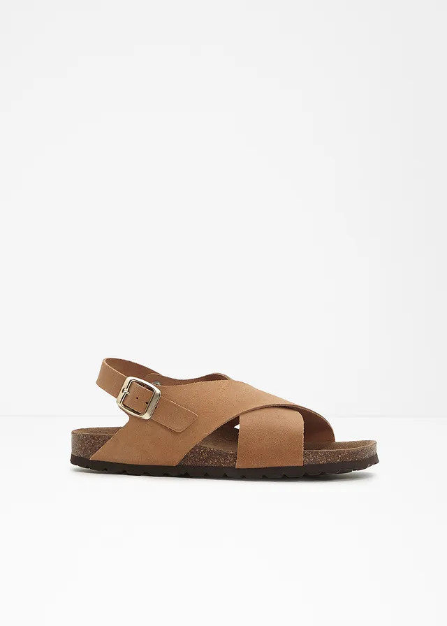 Leren sandalen camel | Bonprix NL (Influencer)