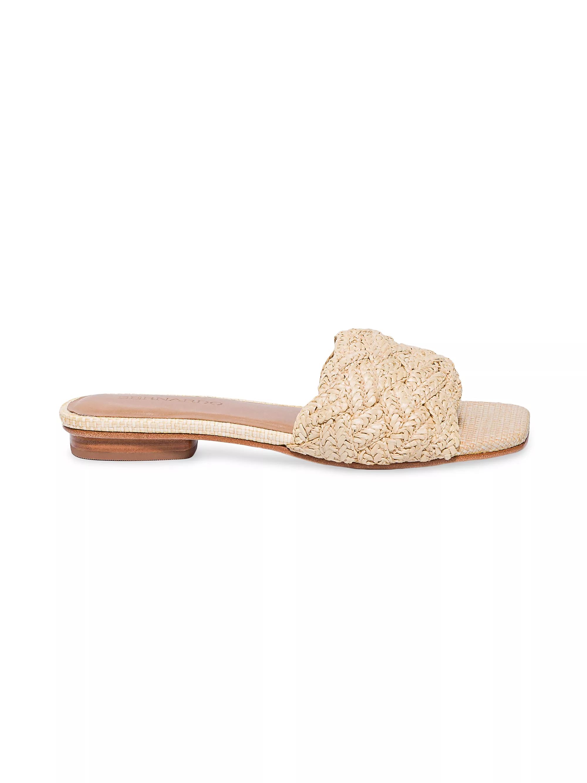 Pixie Raffia Woven Sandals | Saks Fifth Avenue