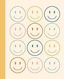 Composition Notebook: Happy Faces Wide Ruled Notebook for School, Aesthetic Journal, Cute Yellow ... | Amazon (US)