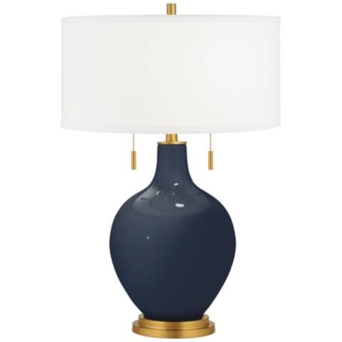 Naval Toby Brass Accents Table Lamp | Lamps Plus