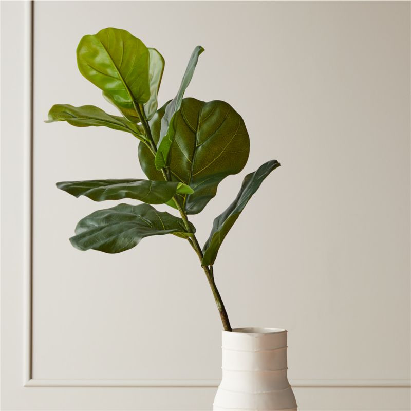Faux Fiddle Leaf Fig Stem 42.5" | CB2 | CB2