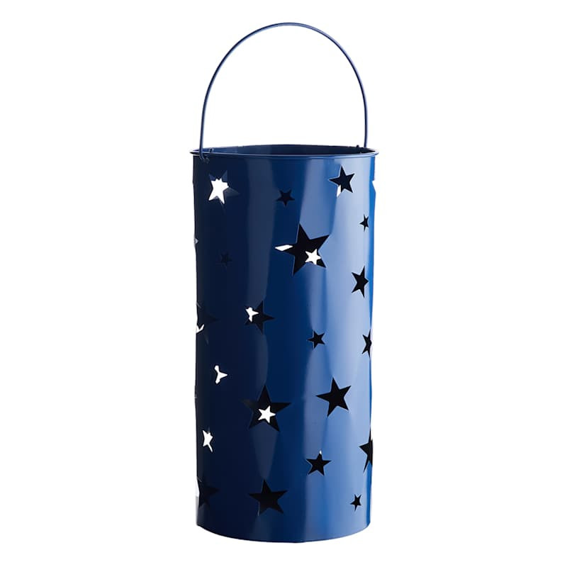 Blue Star Lantern, 24" | At Home