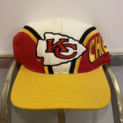 Vintage 90's KC Kansas City Chiefs Team NFL Eastport SnapBack Hat Football Cap  | eBay | eBay US