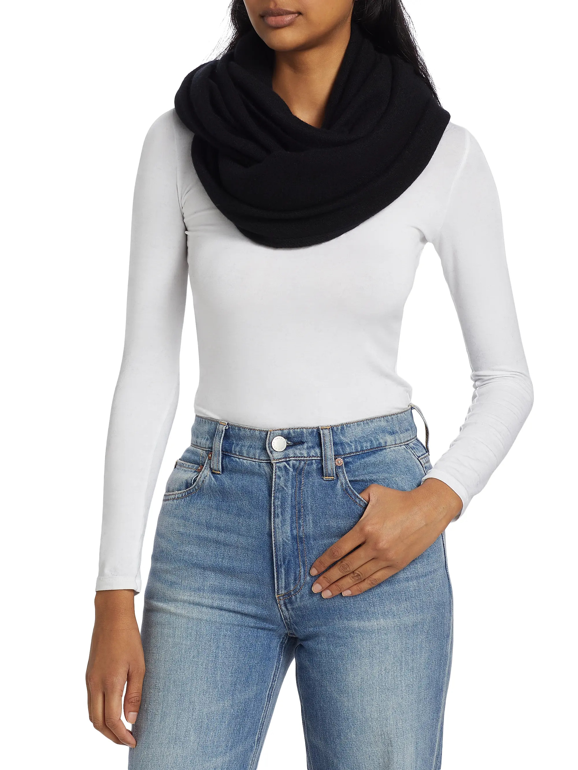 COLLECTION Lightweight Cashmere Infinity Scarf | Saks Fifth Avenue