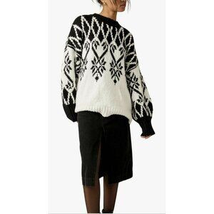 Free People Fireside Tunic Sweater Thick Oversized NWT Sz Large | Poshmark