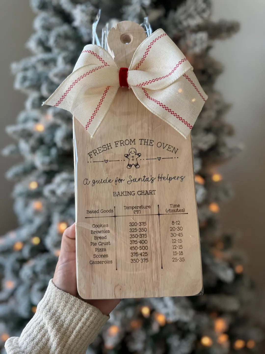 Personalized Baking Chart: Holiday Kitchen Decor, Gift for Grandma | Etsy (US)