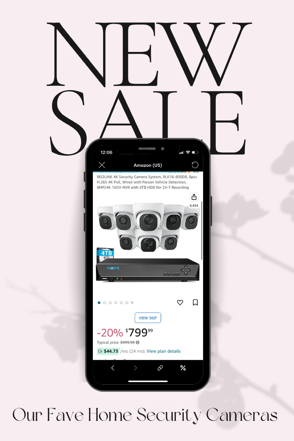 Our fave security cameras. Mike has spent a lot of time looking into each of the different camera systems and this is our favorite so far. They are amazing and are hardwired so you don’t have to worry of others hacking in

#LTKxPrimeDay #LTKhome #LTKsalealert