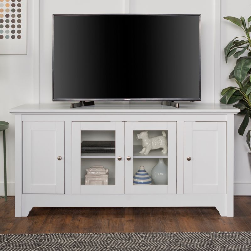 Closed Storage Wood TV Stand Console for TVs up to 55" - Saracina Home | Target
